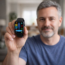 Lade das Bild in den Galerie-Viewer, GlucoCare SOS – Smartwatch mit SOS-Notruffunktion und Gesundheits-Monitoring