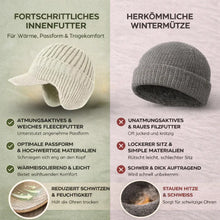 Lade das Bild in den Galerie-Viewer, Fjordwarm – Skandinavische Wintermütze mit Ohrenschutz | Unisex-Einheitsgröße