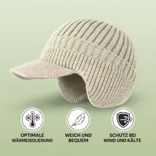 Lade das Bild in den Galerie-Viewer, Fjordwarm Wintermütze mit Ohrenschutz im skandinavischen Design | Unisex-Einheitsgröße