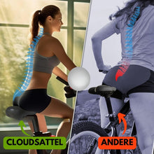 Lade das Bild in den Galerie-Viewer, Cloudsattel - orthopädischer schmerzlindernder Radsattel für alle Fahrräder
