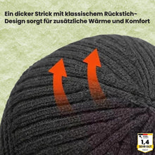 Lade das Bild in den Galerie-Viewer, Fjordwarm – Skandinavische Wintermütze mit Ohrenschutz | Unisex-Einheitsgröße