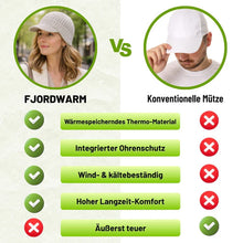 Lade das Bild in den Galerie-Viewer, Fjordwarm – Skandinavische Wintermütze mit Ohrenschutz | Unisex-Einheitsgröße