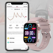 Lade das Bild in den Galerie-Viewer, GlucoCare SOS – Smartwatch mit SOS-Notruffunktion und Gesundheits-Monitoring