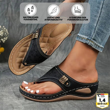Lade das Bild in den Galerie-Viewer, VivaKomfort - ergonomische & rutschfeste Sandalen zur Schmerzlinderung