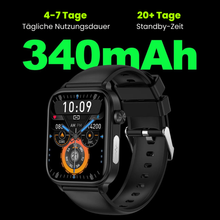 Lade das Bild in den Galerie-Viewer, GlucoCare SOS – Smartwatch mit SOS-Notruffunktion und Gesundheits-Monitoring