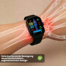 Lade das Bild in den Galerie-Viewer, GlucoCare SOS – Smartwatch mit Notruf, Sturzerkennung &amp; Blutzuckermessung