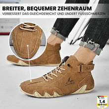 Lade das Bild in den Galerie-Viewer, Alpaka – orthopädische, wasserdichte &amp; rutschfeste Leder-Barfußschuhe