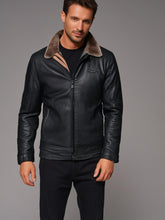 Lade das Bild in den Galerie-Viewer, PrimeLeather – Exklusive Herren-Lederjacke für Herbst und Winter