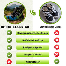 Lade das Bild in den Galerie-Viewer, OrthoTrekking Pro - Anatomisch entlastender &amp; wasserdichter Wanderschuh| Ergonomisches Design