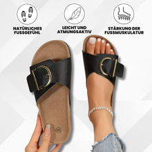 Lade das Bild in den Galerie-Viewer, OrthoMia – ergonomische Kork-Sandalen mit stilvollen Schnallenriemen