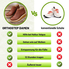 Lade das Bild in den Galerie-Viewer, OrthoStep – Komfortschuh für Damen mit anatomischer Entlastung | Ergonomisches Design