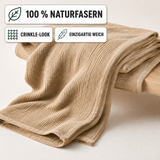 Die Nordic Wolken-Musselindecke – 100% Baumwolle