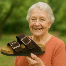Lade das Bild in den Galerie-Viewer, FeelFree - ergonomischen &amp; rutschfeste Kork-Sandalen