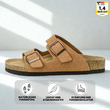Lade das Bild in den Galerie-Viewer, FeelFree - ergonomischen &amp; rutschfeste Kork-Sandalen