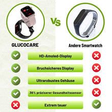 Lade das Bild in den Galerie-Viewer, GlucoCare SOS – Smartwatch mit SOS-Notruffunktion und Gesundheits-Monitoring