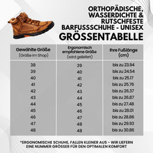 Lade das Bild in den Galerie-Viewer, Orthopädische, wasserdichte &amp; rutschfeste Barfußschuhe - Unisex