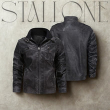 Lade das Bild in den Galerie-Viewer, Stallone - Hochwertige Lederjacke
