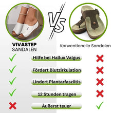 Lade das Bild in den Galerie-Viewer, VivaStep Sandalen - Ergonomische &amp; rutschfeste Sandalen zur Schmerzlinderung