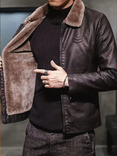 Lade das Bild in den Galerie-Viewer, PrimeLeather – Exklusive Herren-Lederjacke für Herbst und Winter