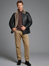 Lade das Bild in den Galerie-Viewer, PrimeLeather – Exklusive Herren-Lederjacke für Herbst und Winter